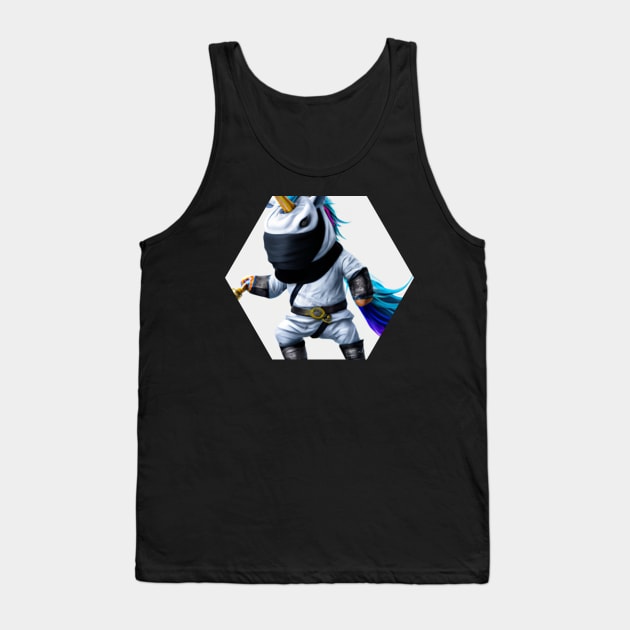 Ninja Unicorn Tank Top by Shadowbyte91